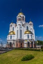 Church on Blood in Honour of All Saints Resplendent in the Russian Land in Yekaterinburg, Russ Royalty Free Stock Photo