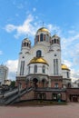 Church on Blood in Honour in Yekaterinburg. Russia Royalty Free Stock Photo