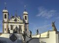 The church of Bom Jesus do Matozinhos in Congonhas, state of Min