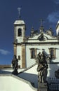 The church of Bom Jesus do Matozinhos in Congonhas, state of Min