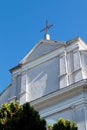 The church building is a simple and elegant architecture