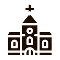 Church Building For Wedding Ceremony glyph icon Royalty Free Stock Photo