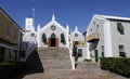 Church and Buildings in Bermuda Royalty Free Stock Photo