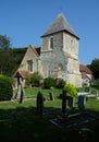 Leaning Tower of the Church of St Mary, Yapton, West Sussex, UK.