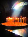 Church Candles Royalty Free Stock Photo