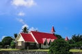 Church in Cap Malheureux, Mauritius island Royalty Free Stock Photo