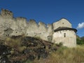 Church Castellana. Castle of Argent. Villeneuve. Aosta. Italy.