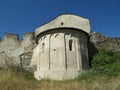 Church Castellana. Castle of Argent. Villeneuve. Aosta. Italy.