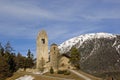 Church in Celerina Royalty Free Stock Photo