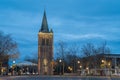 Church in the center of small dutch village of Son, part of the municipality Son en Breugel