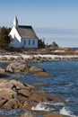 A church in Charlevoix Royalty Free Stock Photo