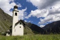 Church Chiesa dell Immacolata di Viera in Livigno, Italy Royalty Free Stock Photo