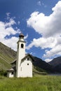 Church Chiesa dell Immacolata di Viera in Livigno, Italy Royalty Free Stock Photo