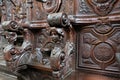 Church choir chair at the Cordoba cathedral