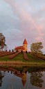 The Church of the Christ the King Hill Sculpture Park in the Aglona, Latvia a Beautiful Nature Park Royalty Free Stock Photo