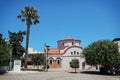 Church in the city center of Hersonissos in Crete, Greece