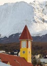 Church of the city of Ushuaia, Argentina Royalty Free Stock Photo