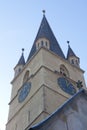 Church clock tower Royalty Free Stock Photo