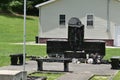 Church and the Coal miners memorial in West Virginia