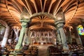 Church of Colonia Guell Royalty Free Stock Photo