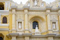 The Church and Convent of La Merced located in the city of Antigua Guatemala Royalty Free Stock Photo