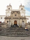 The Church and Convent of St. Francis commonly known as el San Francisco, Roman Catholic complex in Quito, Ecuador Royalty Free Stock Photo