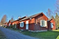 Church cottages in Boden