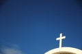 Church cross against the sky Royalty Free Stock Photo