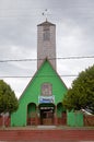 Church at the Curaco de Velez, Quinchao Island, Chile