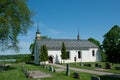 The church in Dalby, Uppland, Sweden Royalty Free Stock Photo