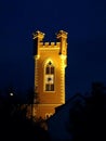 Church,dark,Furth im Wald,castle,tower,evening,tower clock