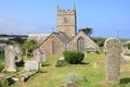 St Senara`s Church, Zennor, Cornwall. Royalty Free Stock Photo