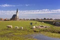 Church of Den Hoorn on Texel island in The Netherlands Royalty Free Stock Photo