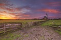 Church of Den Hoorn on Texel island in The Netherlands Royalty Free Stock Photo