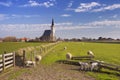 Church of Den Hoorn on Texel island in The Netherlands Royalty Free Stock Photo