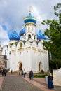 Church of the Descent of the Holy Spirit at Holy Trinity St. Sergius Lavra, Russia Royalty Free Stock Photo