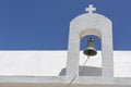 Church detail on a greek island Royalty Free Stock Photo