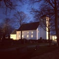 Church at the evening, Randaberg in Norway