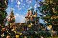 Church of Dimitry on Blood. Kremlin in Uglich.