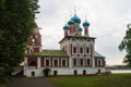 Russia, Uglich, June 27, 2015: Church of Dmitry on Blood in Uglich. gold ring of Russia