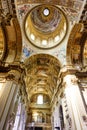 Church dome, details and paintings Royalty Free Stock Photo