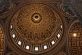 Church dome in St. Peter\'s Basilica