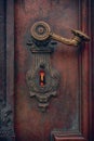 Church door handle Royalty Free Stock Photo