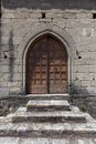 Church door St Michel L'Observatorie Royalty Free Stock Photo