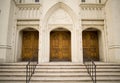 Church doors Royalty Free Stock Photo