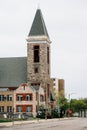 A church in downtown Lansing, Michigan Royalty Free Stock Photo