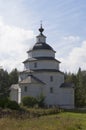 Church of Elijah the Prophet in the village Tsypina, Kirillovsky district, Vologda region, Russia Royalty Free Stock Photo