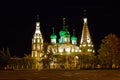 Church of Elijah the Prophet in Yaroslav at night