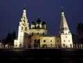 Church of Elijah the Prophet in Yaroslavl by night, Russia Royalty Free Stock Photo