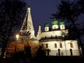 Church of Elijah the Prophet in Yaroslavl by night, Russia Royalty Free Stock Photo